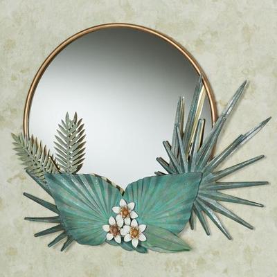 Touch of Class Tropic Reflections Wall Mirror Green , Green