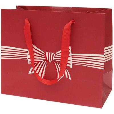 Geschenktüte Schleife, Dunkelrot, S, MIX