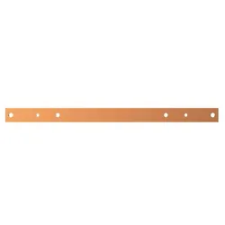 Striebel & John ZX1111 Kupfer-Sammelschiene 40x10 mm, Länge: 600 mm, Kupferschiene, lose Lieferung 2CPX041973R9999