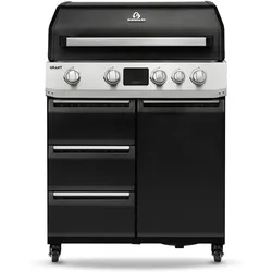 Burnhard GRANT Base - Modularer Gasgrill 4-Brenner mit Schubladen und Gusseisenrost