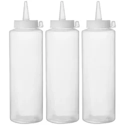 Hendi Spenderflaschen, 3er Set Ø 70 mm, transparent