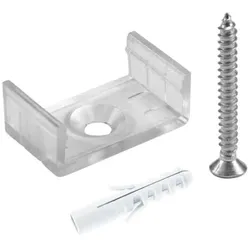 EUROLITE Halterung für U-Profil 20mm Kunststoff
