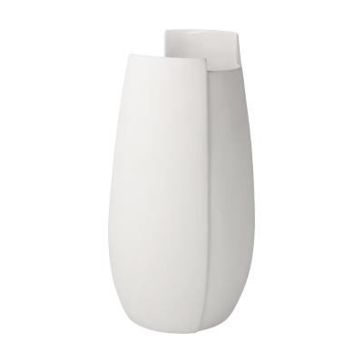 Dekovase GOEBEL "Vase Ova 21 cm weiß", weiß, B:11cm H:21cm T:11,5cm, Vasen, Handwäsche wird empfohlen