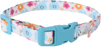 Inspire Picks Cute Small Dog Harness & Leash Set Soft Adjustable Puppy Vest With Cat Collar Accessories blue Collar l