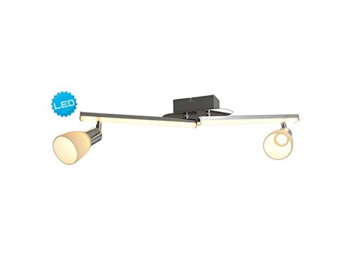 Näve Leuchten Deckenleuchte Led Wand- Und Deckenleuchten chrom, satiniert, opal