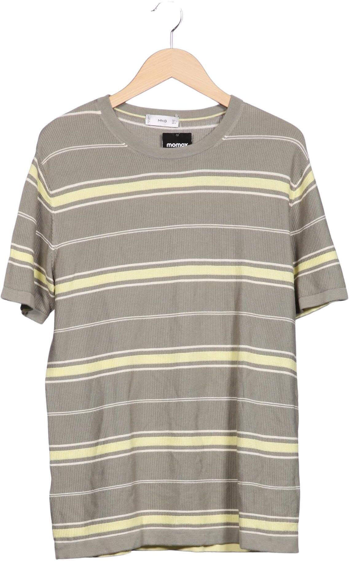 Mango Herren Pullover, Mehrfarbig, Gr. L, Baumwolle - Second Hand