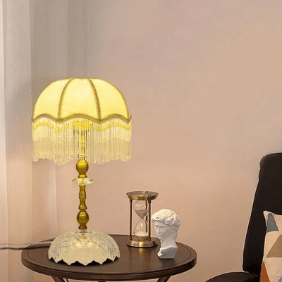 All Categories Goods Vintage Gold Metal Table Lamp With Fabric Shade For Bedroom Or Living Room Vintage Gold Metal Table Lamp With Fabric Shade For Bedroom Or Living Room