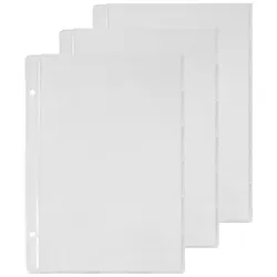 DECOR SERVICE Ersatzfolien (PVC) transparent, matt, A5, 10 Stk.