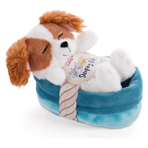NICI 47890 Sleeping Pets Welpe Cockerspaniel 12cm im Körbchen (8 cm) (47890)