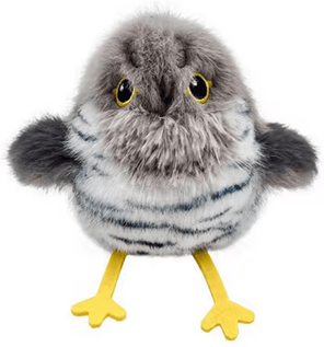 Inspire Curations Interactive Vibrating Flapping Cat Toy Rechargeable Plush Hunting Toy With Motion Activation cuckoo