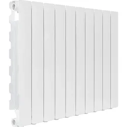 Aluminiumheizkörper Blitz Super B4 600/100 6 Glieder Weiß RAL 9010