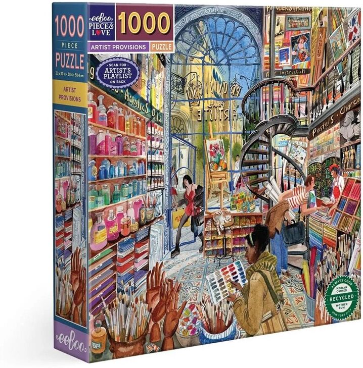 Puzzle 1000 pcs Artist provisions - Eeboo