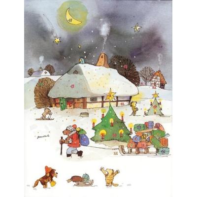 Janoschs Adventskalender Weihnachtsschlitten