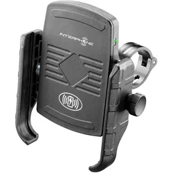 Interphone Telefoonhouder Motor Schroeven Stuur met Draadloos Opladen, Auto Adapter, Schwarz