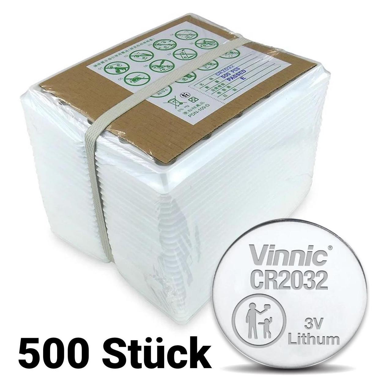 Everactive CR2032 Lithium Batterien (500 Stk., CR2032, 240 mAh) (HGP20650)