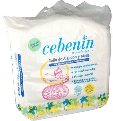 Cebenin Hipoalergénico Rollo de Algodón y Malla 11m