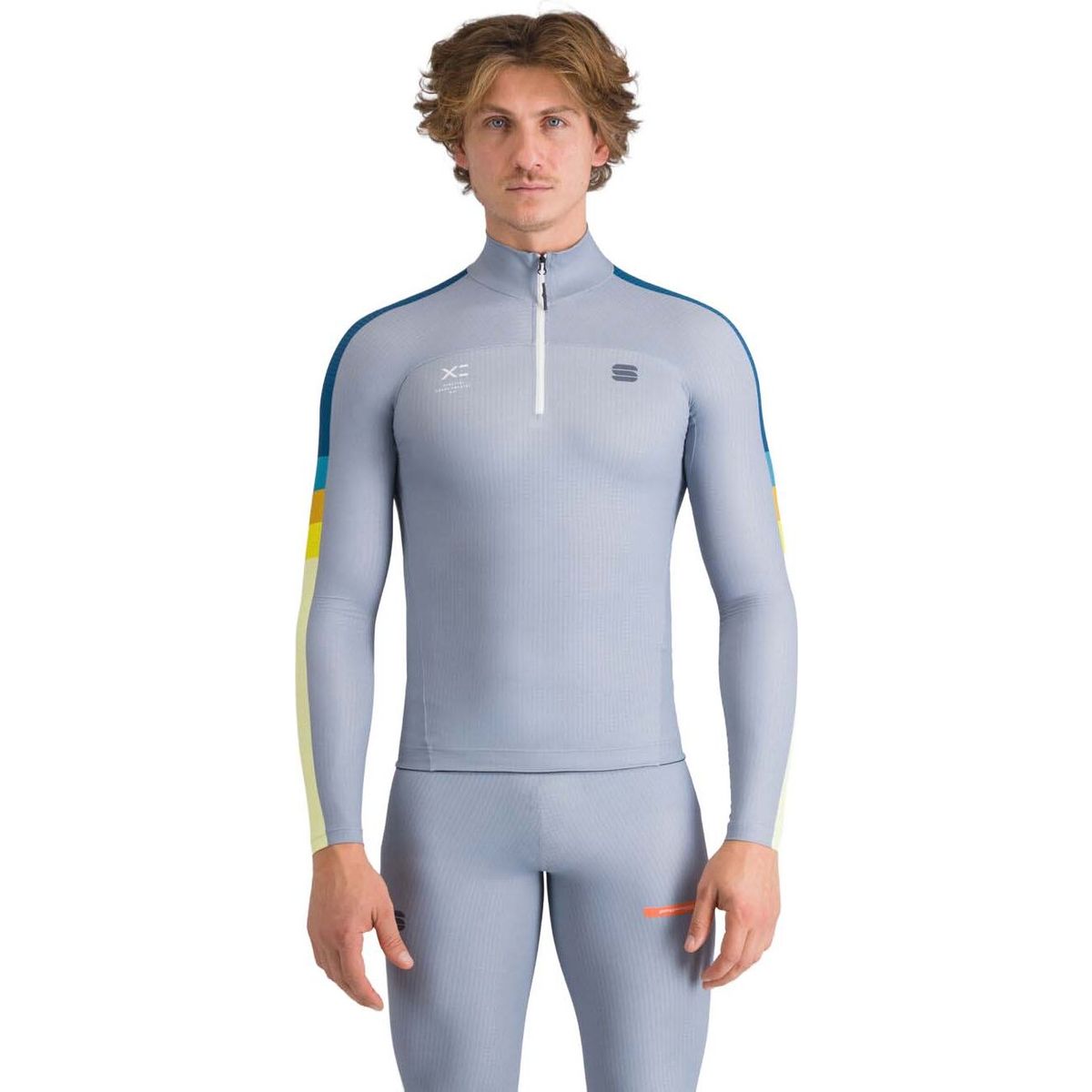 Sportful Apex Jersey cement/green/yellow (250) XL 0425515-250-XL