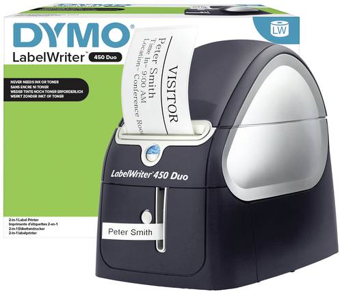 DYMO LabelWriter 450 Duo Etikettendrucker Thermodirekt 300 x 600 dpi Etikettenbreite (max.): 56 mm USB