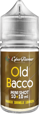 Cyber Flavour Old Bacco Aroma Mini Shot 10ml Tabacco Liquirizia Caramello