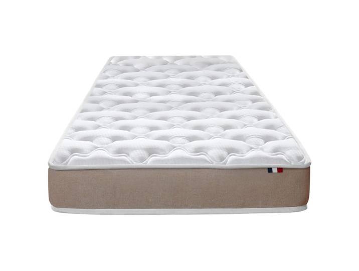 Matelas biconfort mousse hr et latex 3 zones 90x190