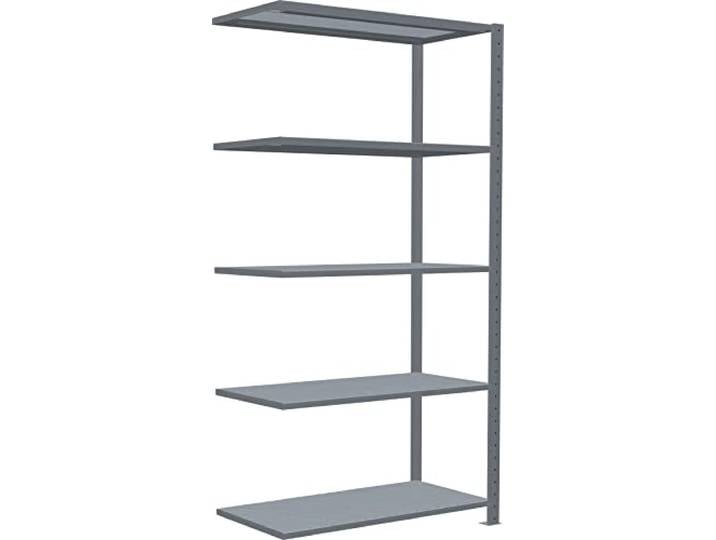 SCHULTE Lagertechnik Anbauregal, Fachbodenregal MULTIplus 200x100x50 cm (HxBxT), 5 Fachböden, verzinkt