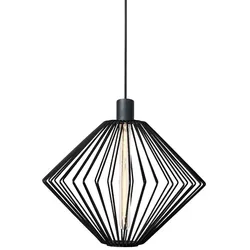 Wever & Ducré Schirm WIRO 1.1 DIAMOND, lackierter Stahl, ohne Abhängung + Leuchtmittel, mattschwarz WEV-244100B0