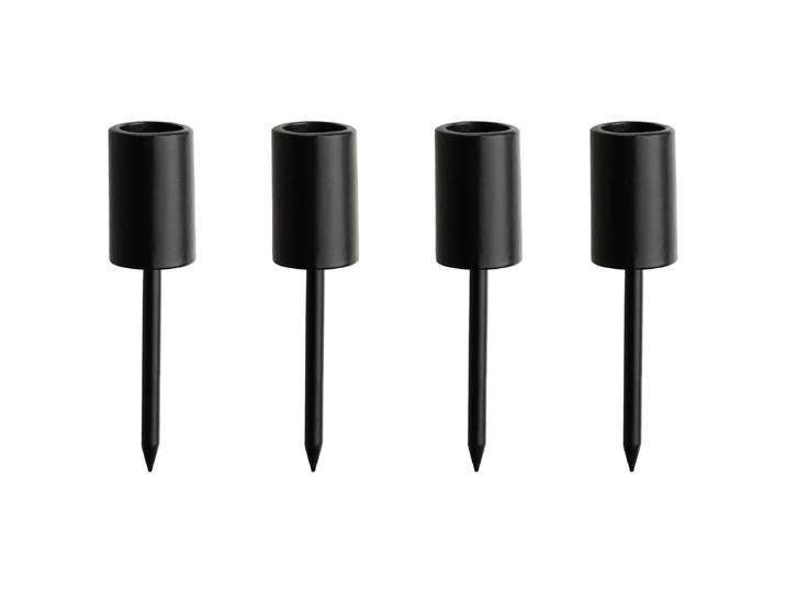 Kerzenpick ADVENT 4er-Set Ø 2cm Schwarz/Schwarz