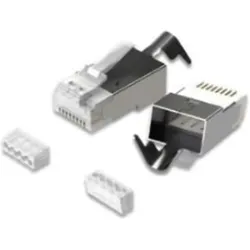 MicroConnect Strain Relief Boot RJ45, Elektronikkabel + Stecker, Grau