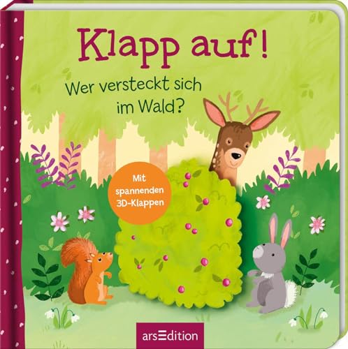 Elena Bruns - Klapp auf! Wer versteckt sich im Wald?: Mit spannenden 3D-Klappen Erster Entdeckerspaß für Kinder ab 18 Monaten - Preis vom 08.10.2026 07:26:42 h