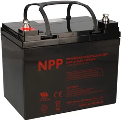 NPP NPD12-33 AGM Deep-Cycle Bleiakku 12V 33Ah zyklenfest