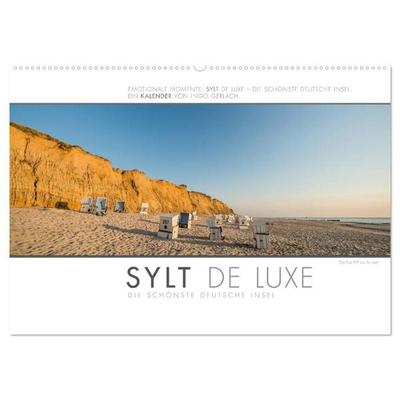 Emotionale Momente: Sylt de Luxe - die schönste deutsche Insel. (Wandkalender 2026 DIN A2 quer), CALVENDO Monatskalender