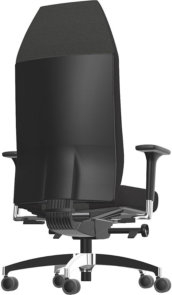 Bürostuhl AdJust Protect 24h, mit Armlehnen und Kopfstütze, schwarz Dauphin