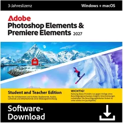 Adobe Photoshop & Premiere Elements 2027 Student für Mac OS & iOS