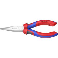 Knipex 25 05 160 Elektrotechnik und Feinwerktechnik Flachrundzange Gerade Vanadium Elektrostahl 160 mm