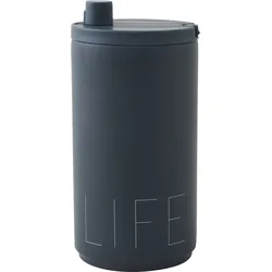 Design Letters Life Reisebecher 350 ml blau