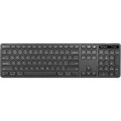 Targus EcoSmart™ Funk, Bluetooth® Tastatur Norwegisch Schwarz AKB873NO