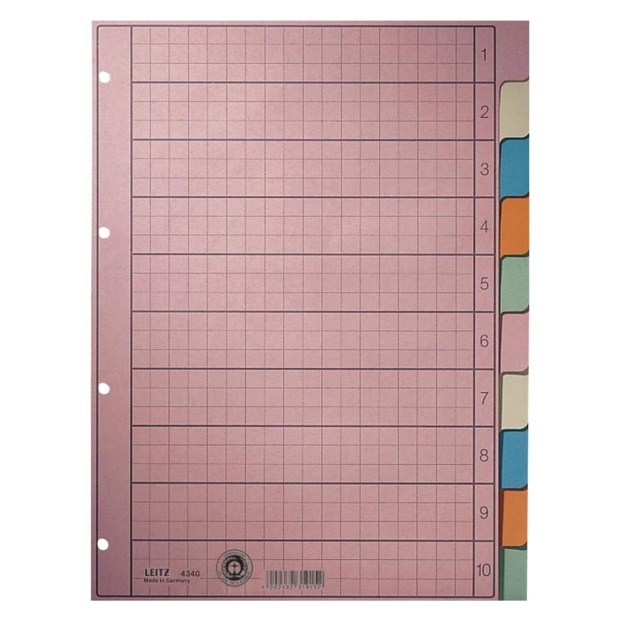 Leitz Register Karton (4324-00-00)