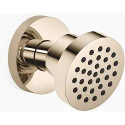 Dornbracht Seitenbrause ohne Mengenregulierung, flowReduce, Durchfluss 5 l/min, 28518979-26, Farbe: Light Gold