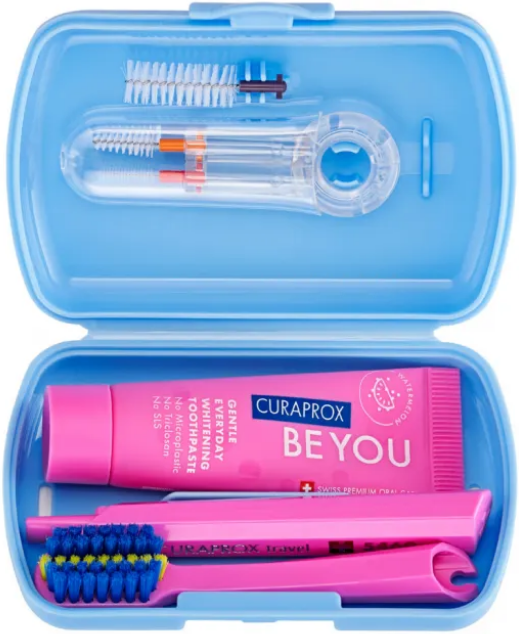 Curaprox Kit de Viagem Ortho Azul