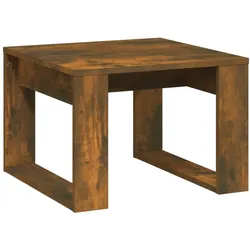 Décoshop26 - Beistelltisch/Couchtisch 50 x 50 x 35 cm aus braunem Holzwerkstoff DEC032393