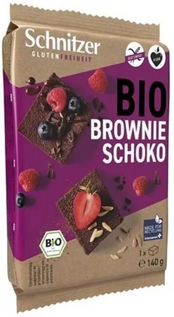 Schnitzer Brownie Choco Preto Sem Glúten Eco 140g