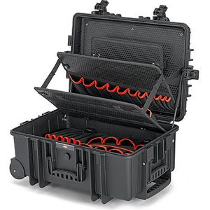Knipex Werkzeugkoffer Robust45 Move, 00 21 37 LE, leer, Kunststoff Klapptrolley
