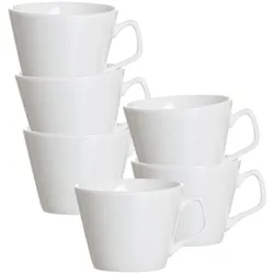 ESPRESSOTASSEN Arena weiß 80 ml 6er Set