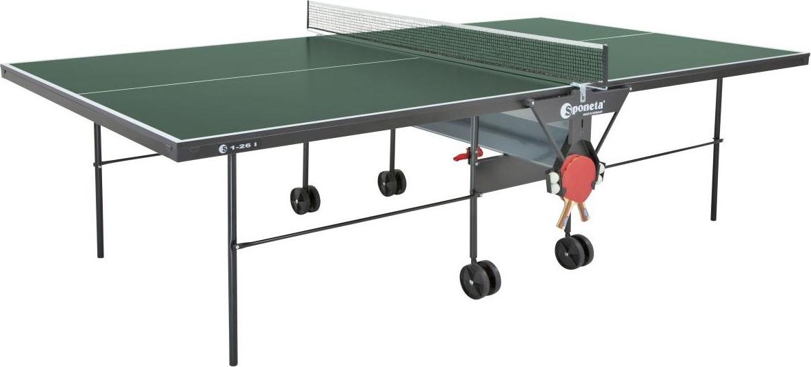 Tischtennisplatte Sponeta S1-26 i - Indoor Profitisch 16 mm, klapp- & rollbar, Anfänger- und Hobby-Modell