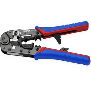 Knipex Crimpzange 975113 8P, Kabelschneider, Abisolierer, für RJ45