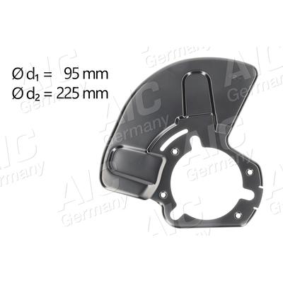 AIC Spritzblech, Bremsscheibe 55972 Vorderachse links für Opel