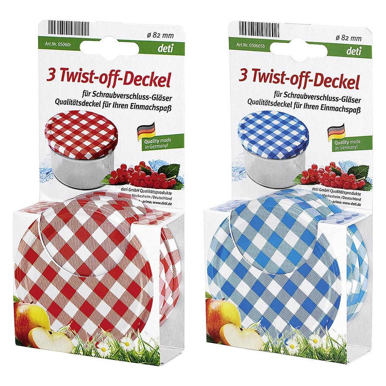 Deti Twist-off-Deckel 3er Set (1 Stk., 0.47 l) (05060)
