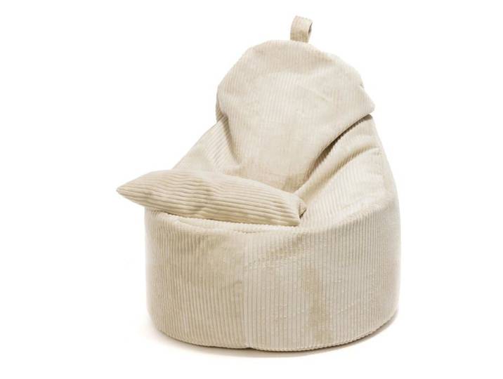 Pouf Fauteuil Sac Yoko en Velours avec Coussin Inclus Assise Ergonomique 70x70x75cm Sz03 – Ecopuf