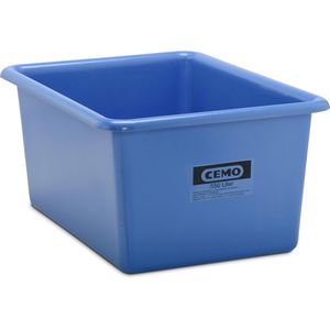 CEMO Großbehälter 7995, 550 Liter, blau, 132 x 63 x 97cm, aus GFK