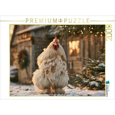 CALVENDO Puzzle Cochin, Flauschige Weihnachten vom Feinsten | 2000 Teile Lege-Größe 90 × 67 cm Foto-Puzzle für glückliche Stunden, von , Calvendo